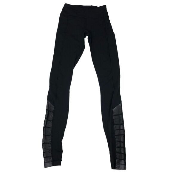 Lululemon Speed Tight Luxtreme Reflective Dots Mesh Leggings Full Length Size 2 - Picture 2 of 7